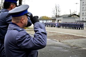 ślubowanie policjantów