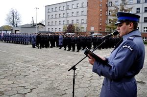 ślubowanie policjantów