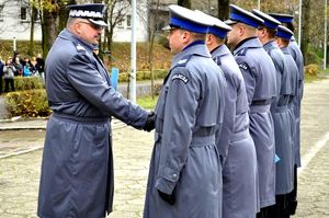 ślubowanie policjantów