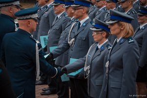 Wręczanie aktów mianowania na wyższe stopnie służbowe przez Kierownictwo Policji