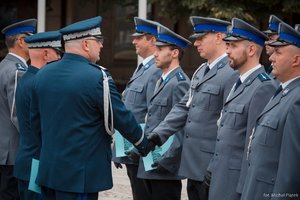 Wręczanie aktów mianowania na wyższe stopnie służbowe przez Kierownictwo Policji