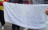 Policjanci czuwali nad bezpiecznym przebiegiem wtorkowego protestu w Pszczynie.