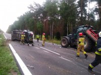 Zdjęcie kolorowe zdarzenia drogowego