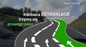 Kolorowa grafika przedstawiająca trzy pasy, gdzie prawy jest zaznaczony kolorem zielonym jako właściwy