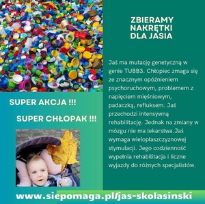 Plakat informujący o akcji charytatywnej.