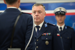 Na zdjęciu Komendant Wojewódzki Policji insp. dr Tomasz Michułka