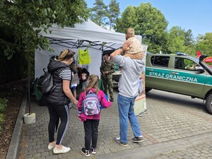 Zdjęcie z wydarzenia profilaktycznego pod nazwą Bezpieczny powiat.