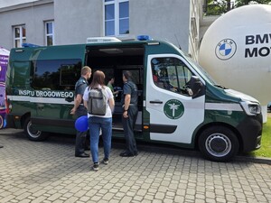 Zdjęcie z wydarzenia profilaktycznego pod nazwą Bezpieczny powiat.