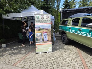 Zdjęcie z wydarzenia profilaktycznego pod nazwą Bezpieczny powiat.