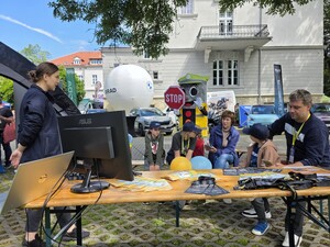 Zdjęcie z wydarzenia profilaktycznego pod nazwą Bezpieczny powiat.
