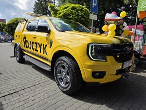 Zdjęcie z wydarzenia profilaktycznego pod nazwą Bezpieczny powiat.