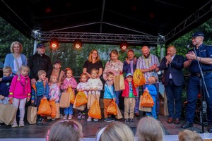 Zdjęcie z wydarzenia profilaktycznego pod nazwą Bezpieczny powiat.