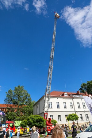 Zdjęcie z wydarzenia profilaktycznego pod nazwą Bezpieczny powiat.