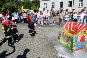 Zdjęcie z wydarzenia profilaktycznego pod nazwą Bezpieczny powiat.