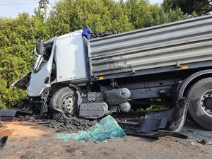 Zdjęcie: zdarzenie drogowe w Jankowicach.