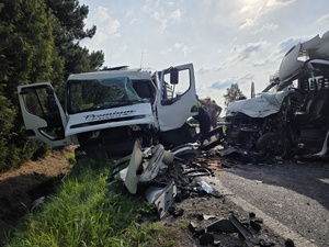 Zdjęcie: zdarzenie drogowe w Jankowicach.
