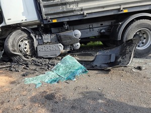 Zdjęcie: zdarzenie drogowe w Jankowicach.