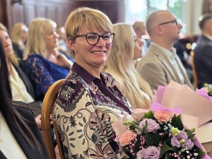 Zdjęcie: uroczysta zbiórka z okazji Święta Policji w Pszczynie.