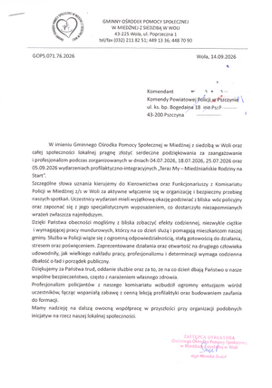 Podziękowania